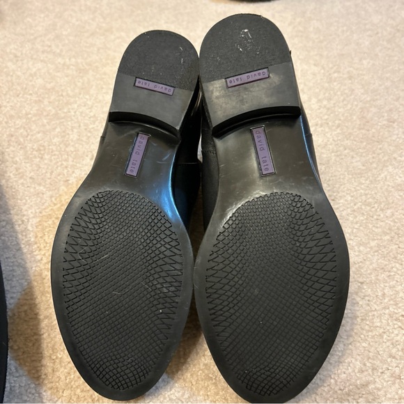 David Tate Black Ankle Boots - Picture 2 of 8